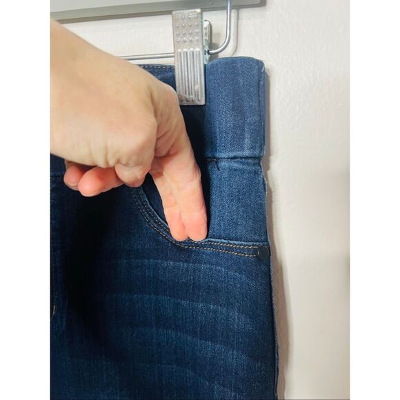 Liverpool Stretch Pull-on Jeggings Sz 8/29 Petite Dunmore Dark - Picture 6 of 10